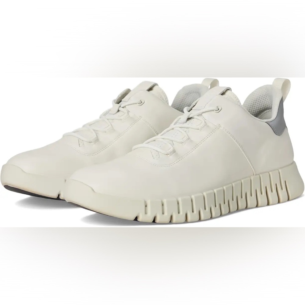 ECCO Gruuv Sneaker Size‎ 11 Color Gravel/Light Tan New With Broken Box